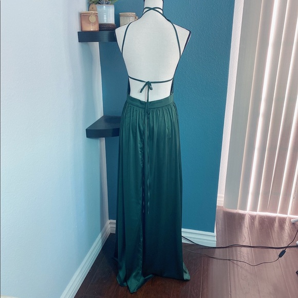 14S. SHEIN sequin maxi halter dress M - Picture 2 of 9